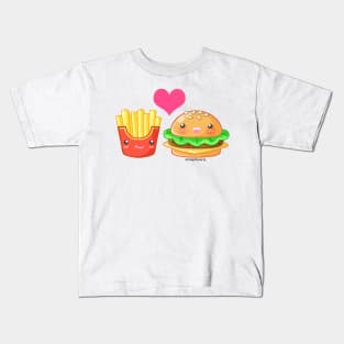 BFF Hamburger & Fries Kids T-Shirt